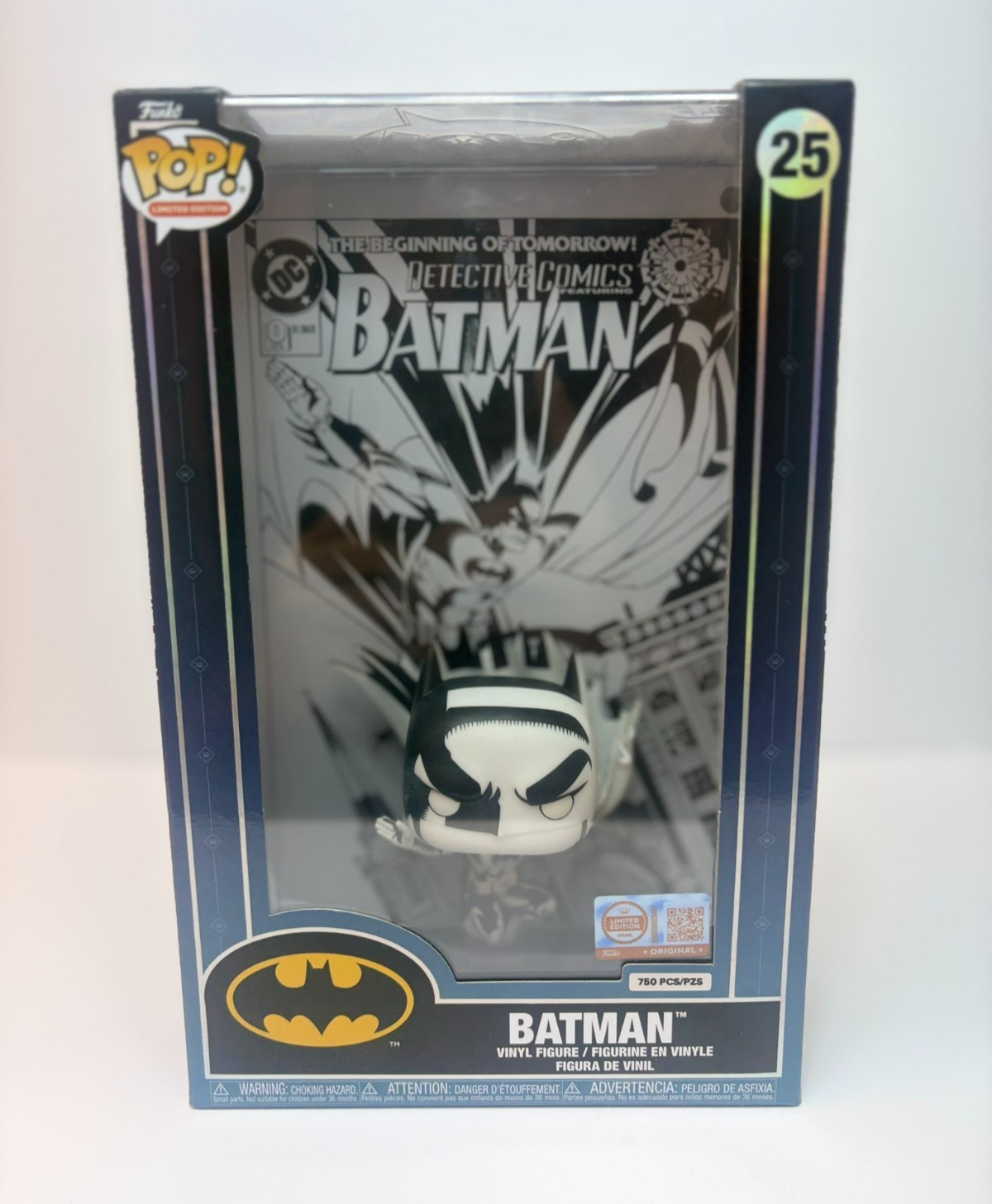 Funko Pop Comic Covers Batman (Black and White) Grail #25