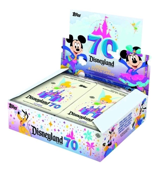 2025 Topps Disneyland 70th Anniversary Hobby Box Disney Factory Sealed