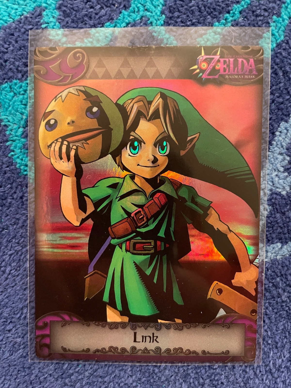 2016 Legend of Zelda Majora’s Mask Link Foil #92 LOZ Card - Nintendo Enterplay