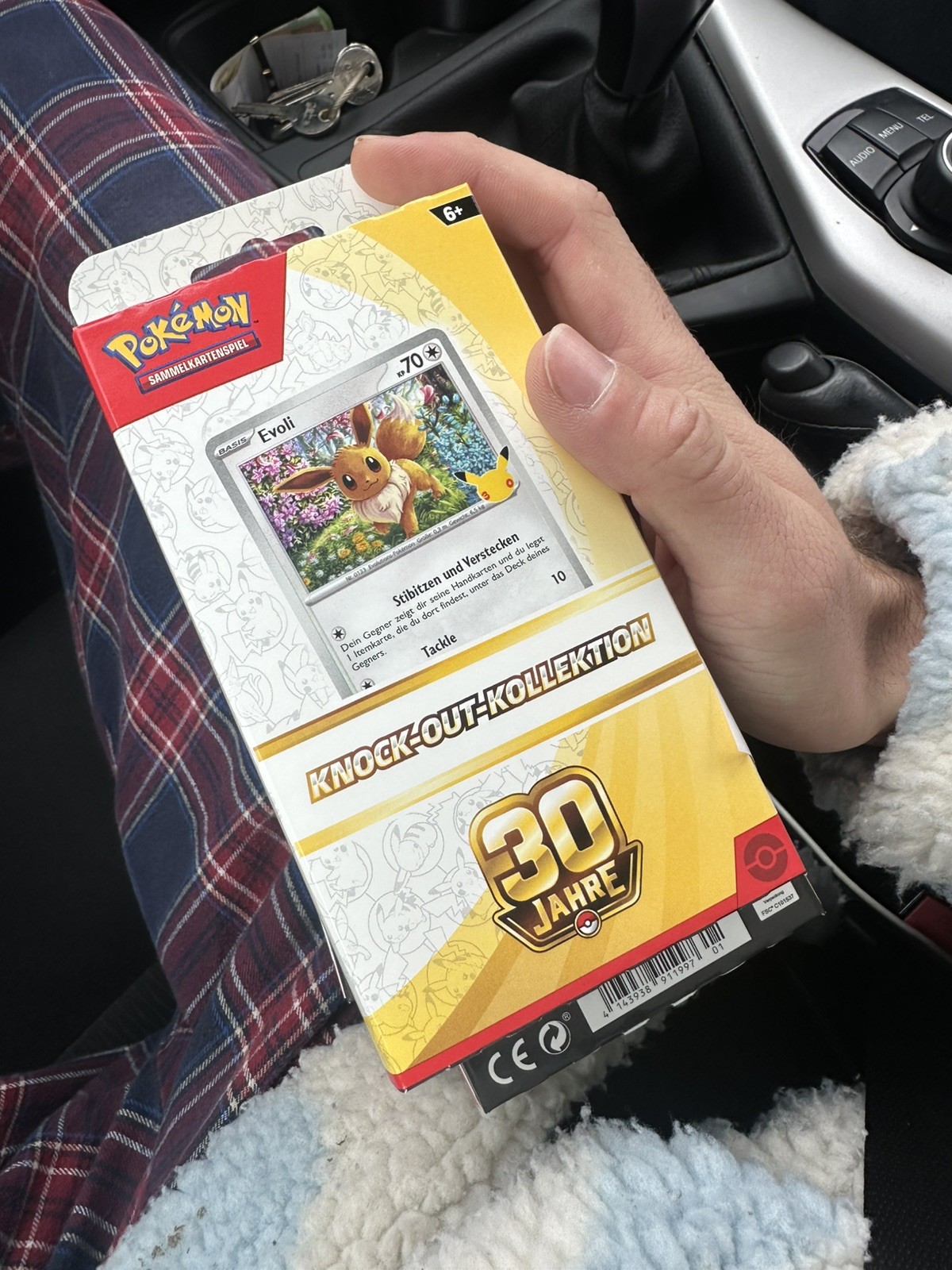 Pokemon Knock Out Collection 30th Anniversary Eevee Blister German NEW MISB