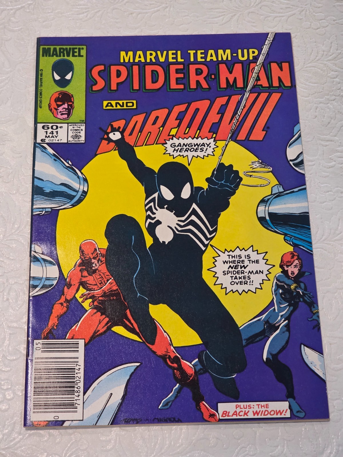 Marvel Team-Up #141 Spider-Man Newsstand Variant High Grade Marvel Comics 1984