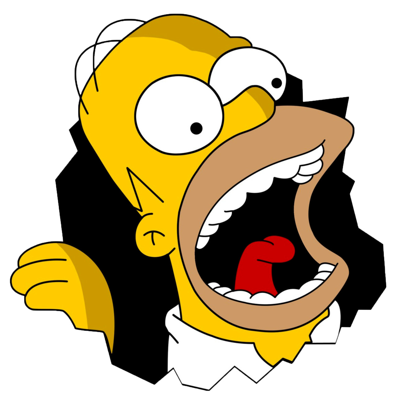 Homer Simpson The Simpsons sticker window laptop bumper vinyl decal