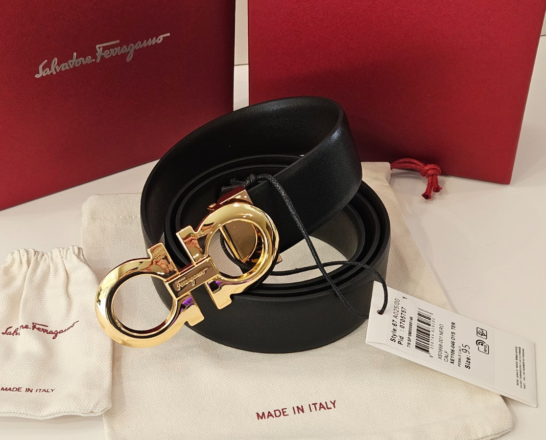 Salvatore Ferragamo Belt Size 30 32 34 36 38