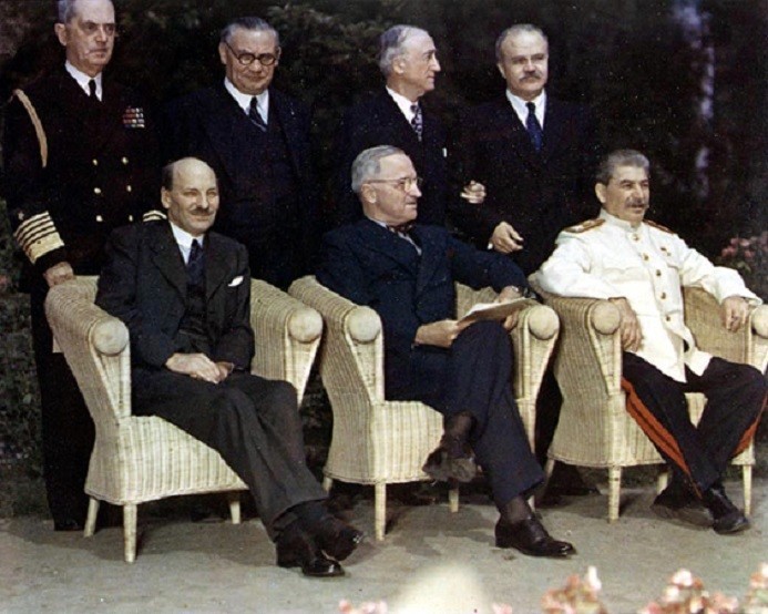 The Big Three Potsdam, Germany Allied Leaders 8\