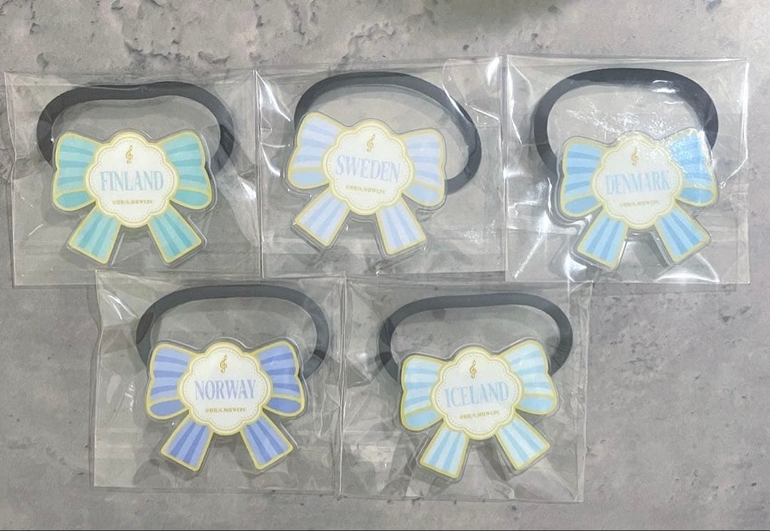Hetalia Music Hetamyu HetaCon Acrylic Rubber Marker North Europe 5