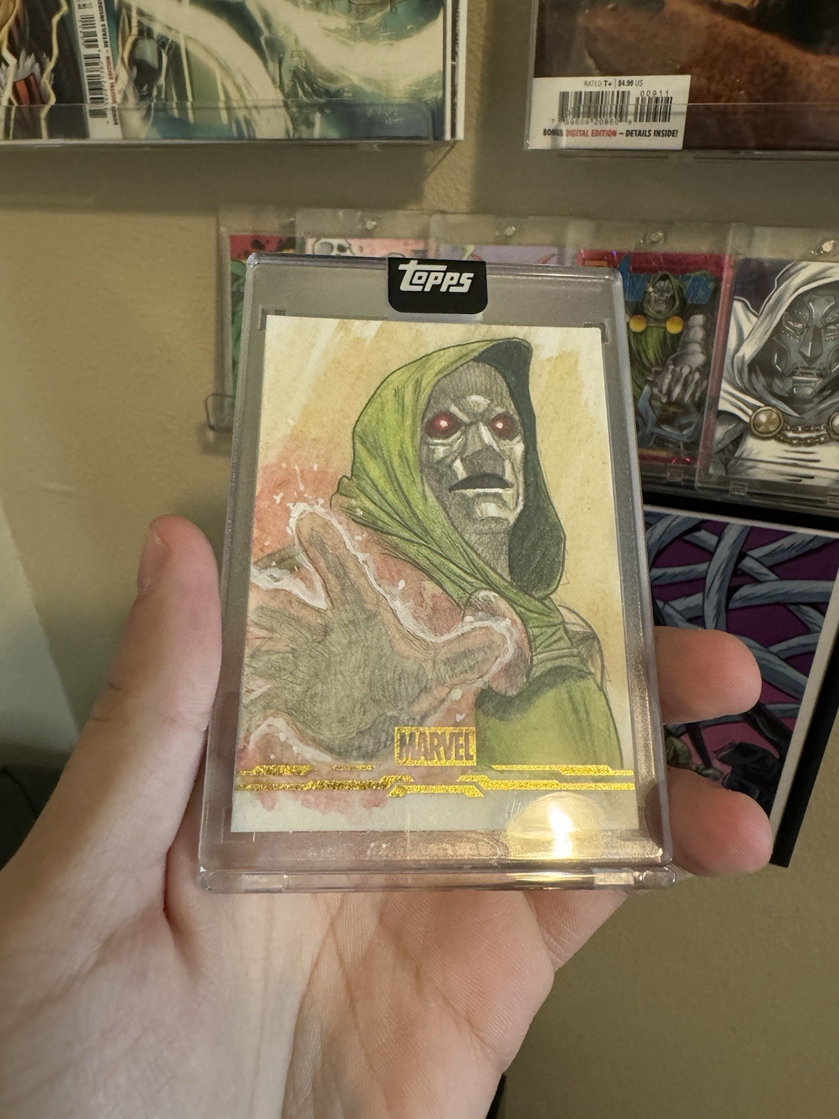 2026 Topps Marvel Mint Doctor Doom 1/1 Sketch Card 🔥 💎 2026 Topps Marvel Mint Doctor Doom 1/1 Sketch Card 🔥 💎