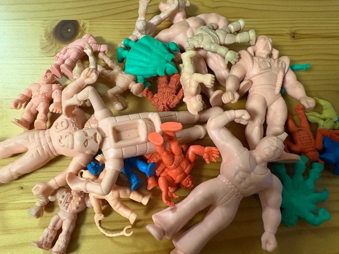 Kinnikuman Kinkeshi Mixed Keshi Figure Lot 5 Japan Collectible 15+