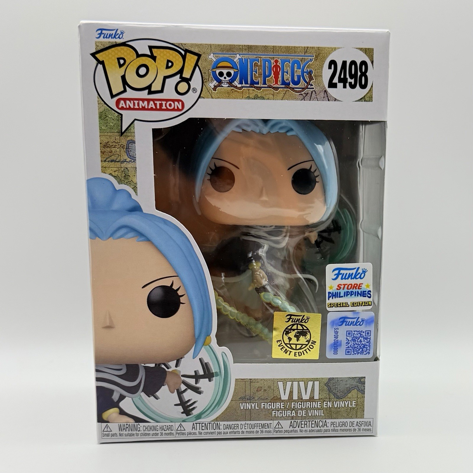 Funko POP One Piece Vivi #2498 Global Edition Exclusive Philippines +Protector