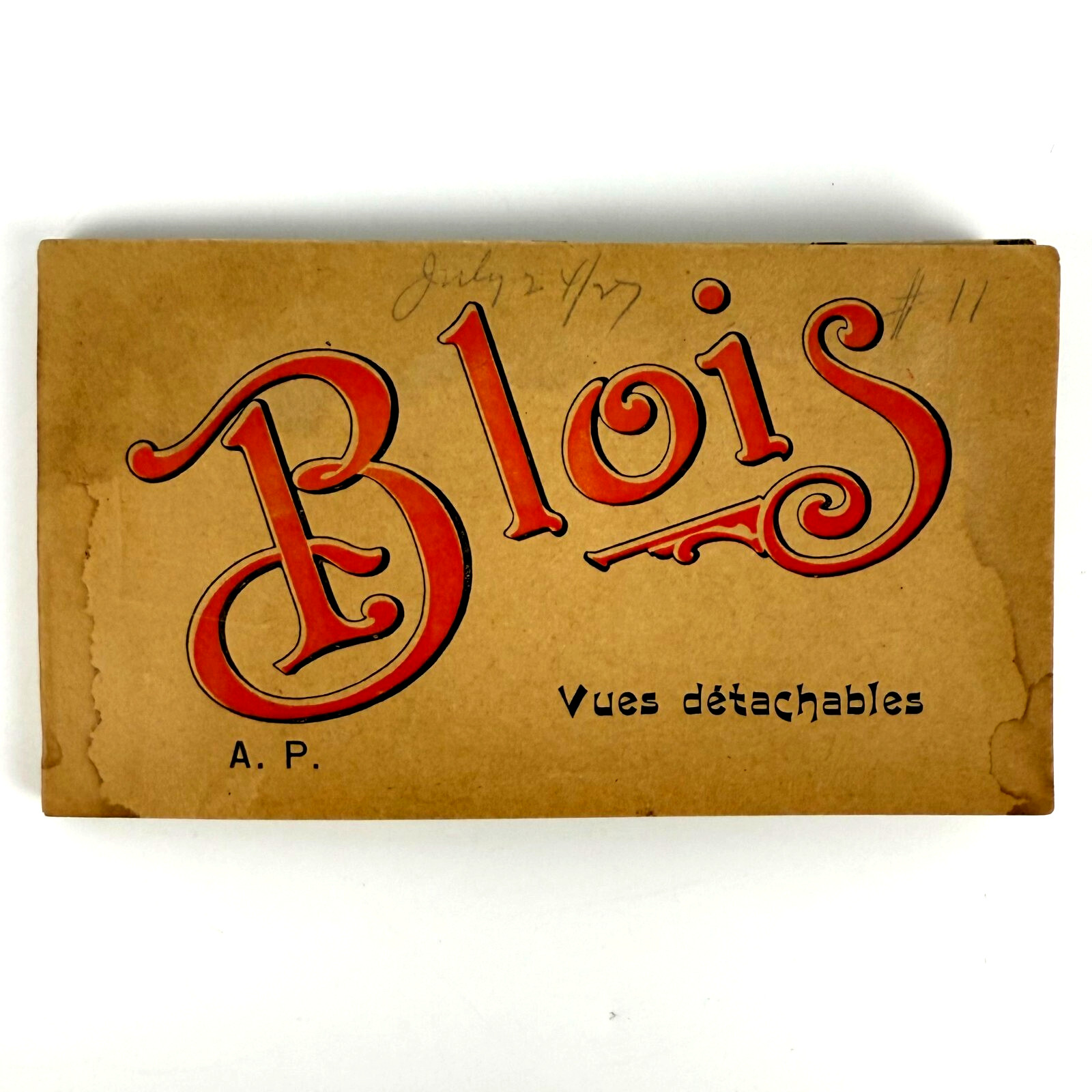 Antique Postcard Book Blois, France Antique French Postcards x20 UNPOSTED