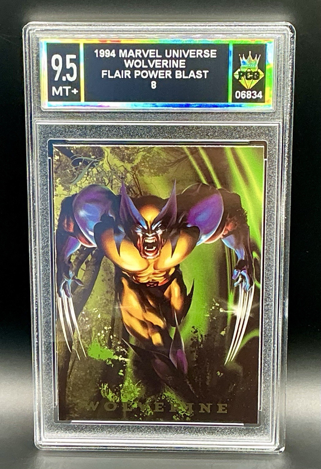 1994 Marvel Universe Wolverine Flair Power Blast #8