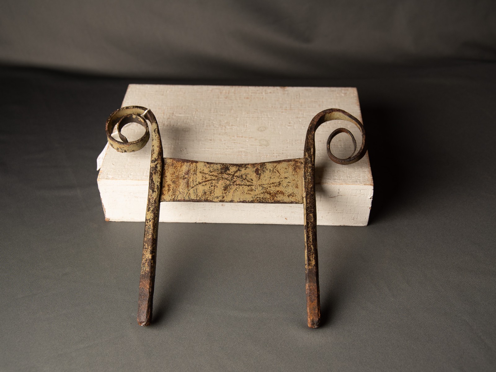 Antique Hand Forged Iron Boot Scraper, 1800s