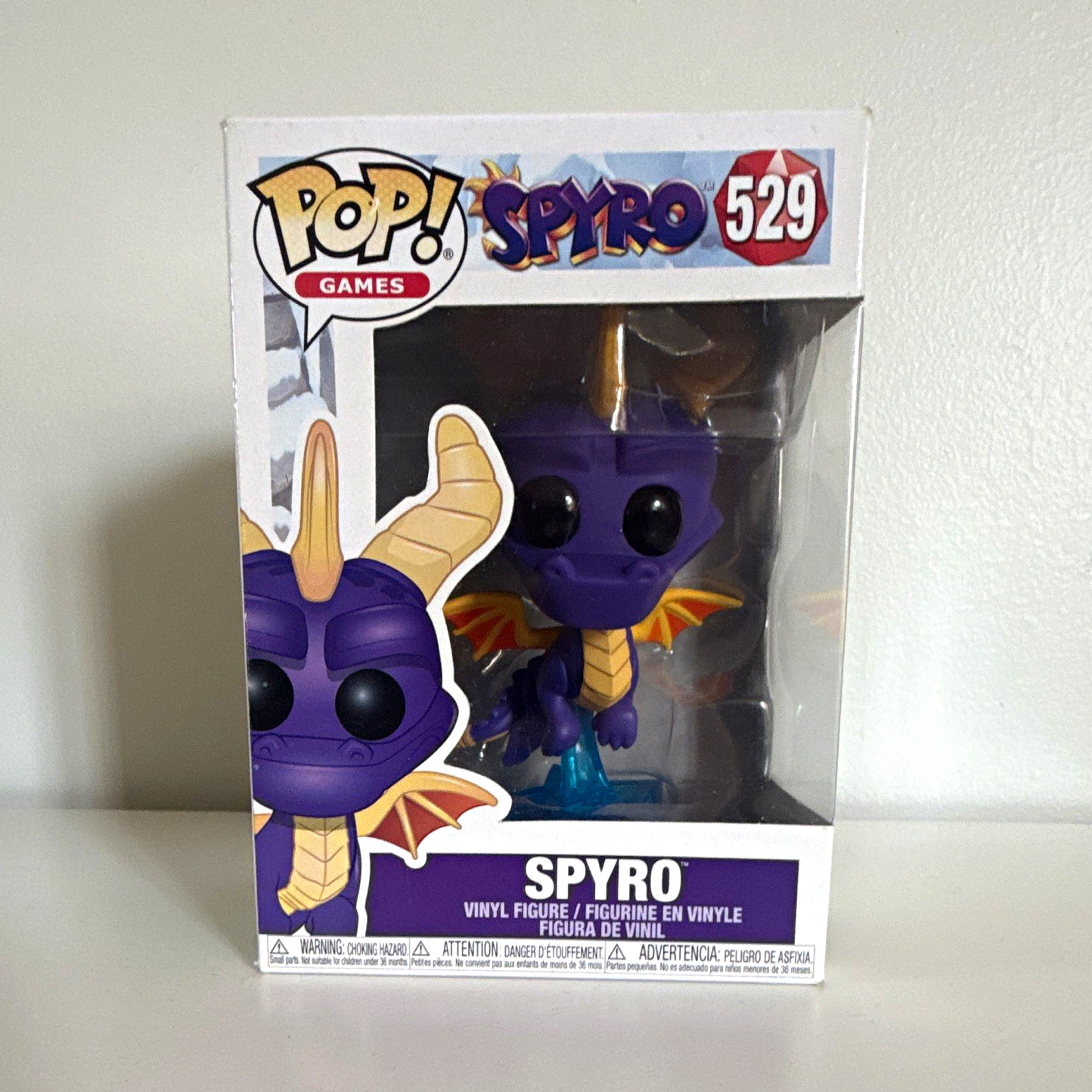 Funko Pop Games Spyro #529 Boxed 2019 Standard Vinyl Figure (Unopened)