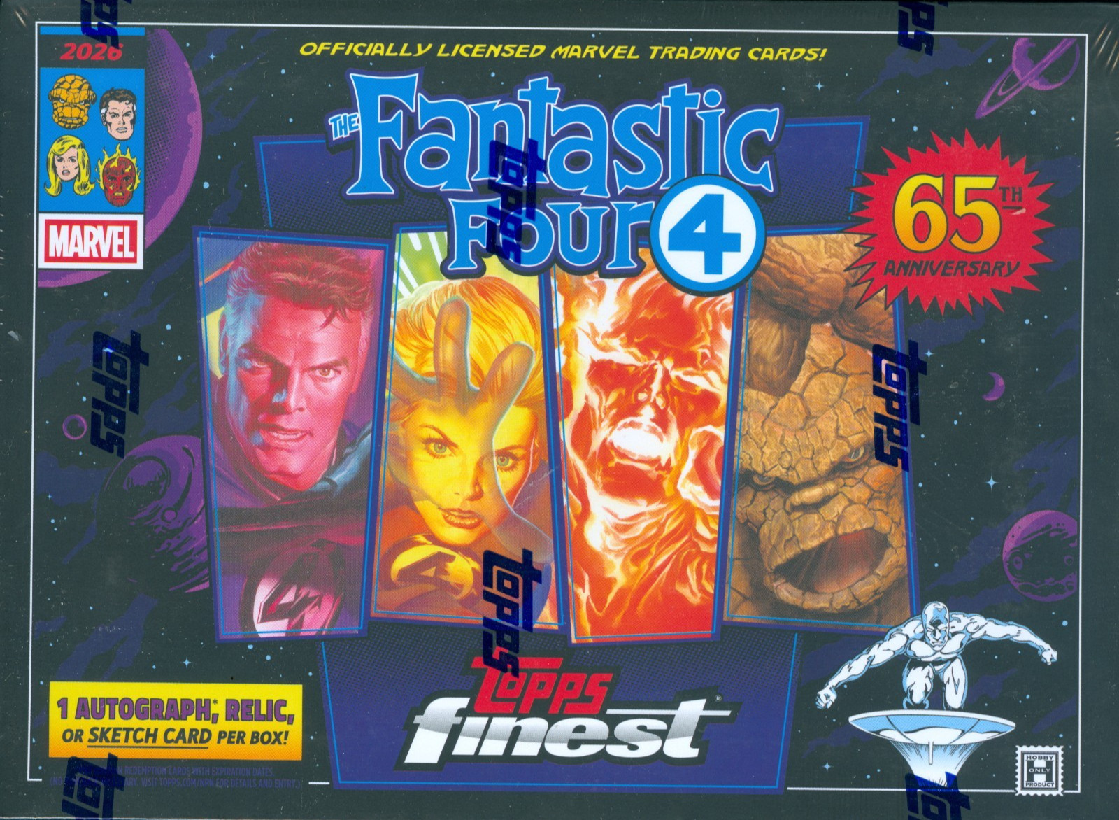 2026 Topps Marvel Finest The Fantastic Four 65th Anniversary Hobby Box
