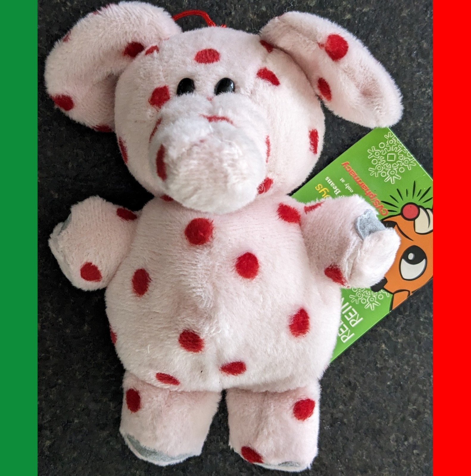 🎄 Rudolph Red-Nosed Reindeer Spotted Elephant Misfit Elephant 1998 CVS Stuffins