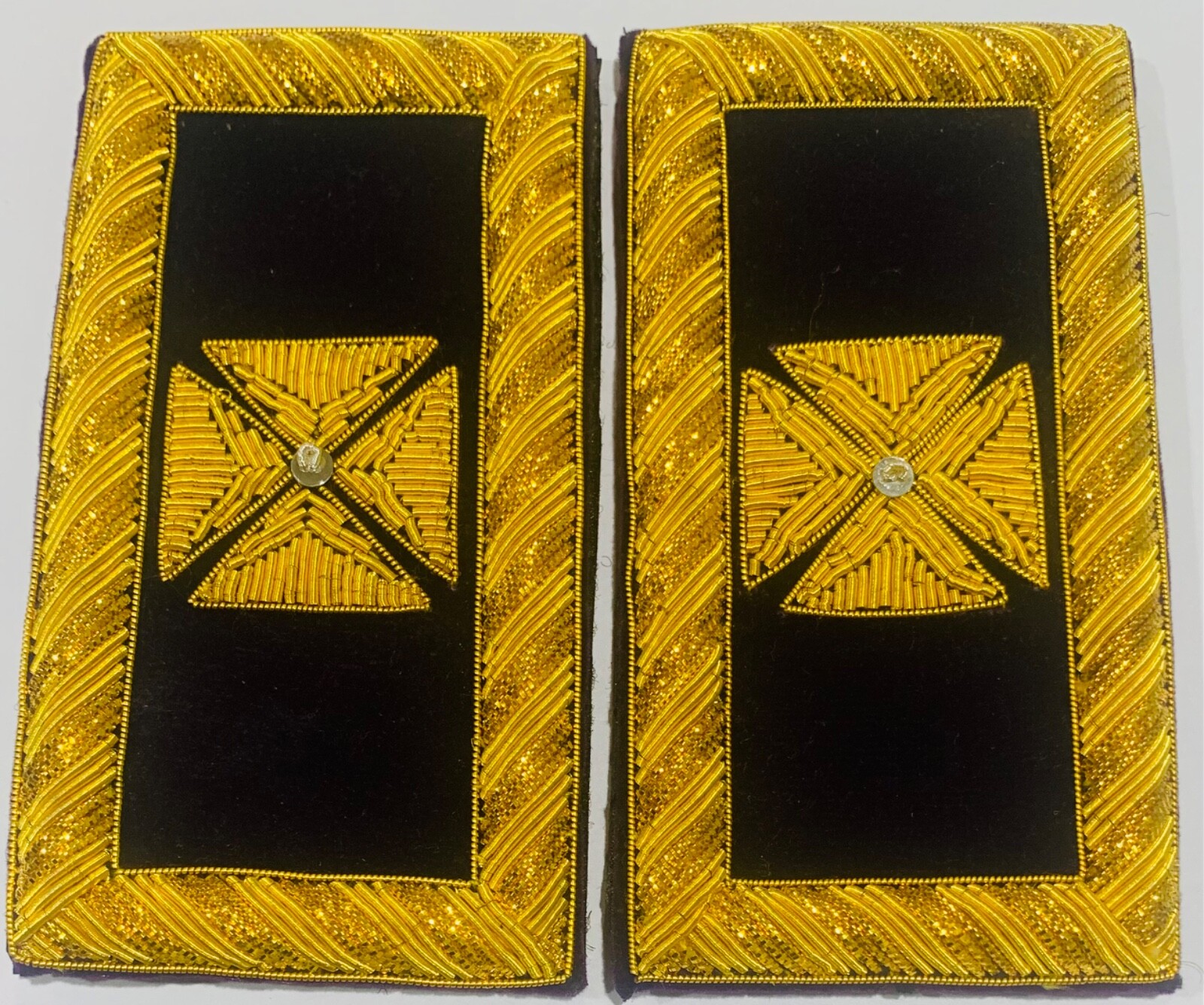 Ebay store Knights Templar Past Grand Commander Uniform Shoulder boards bullion