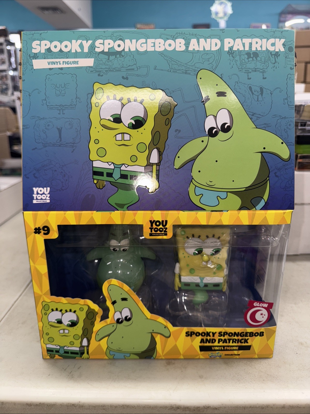 Youtooz: Spongebob Collection: Spooky SpongeBob and Patrick Glow Vinyl Figure #9