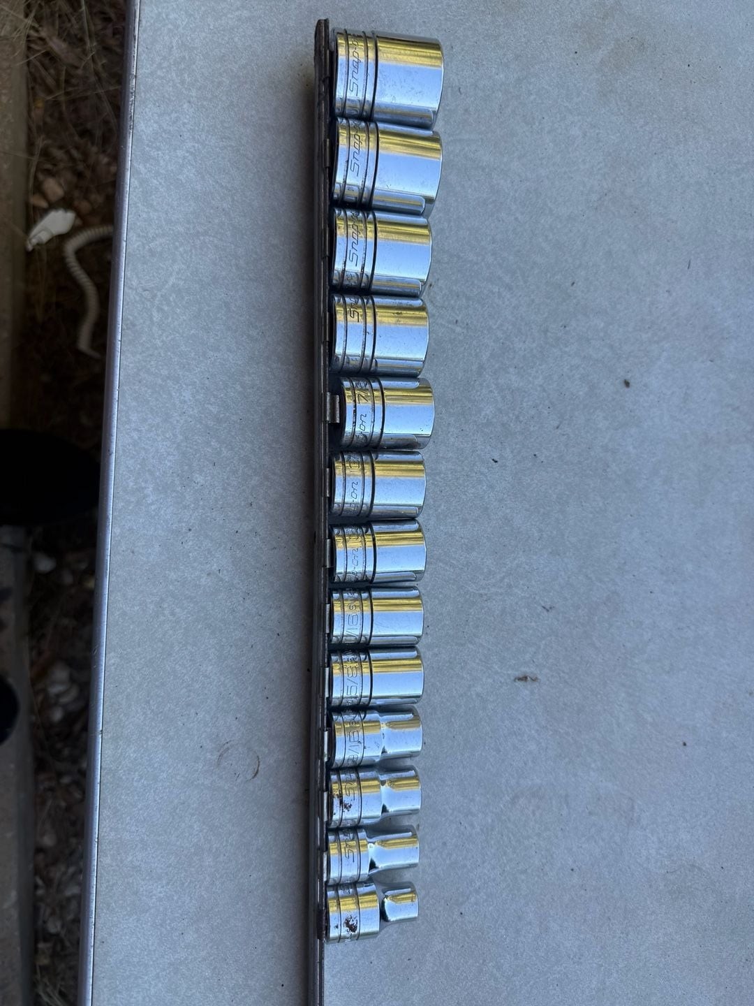 Snap-On Socket Set 3/8 Inch to 1-1/4 Inch SAE 1/2 Inch Drive