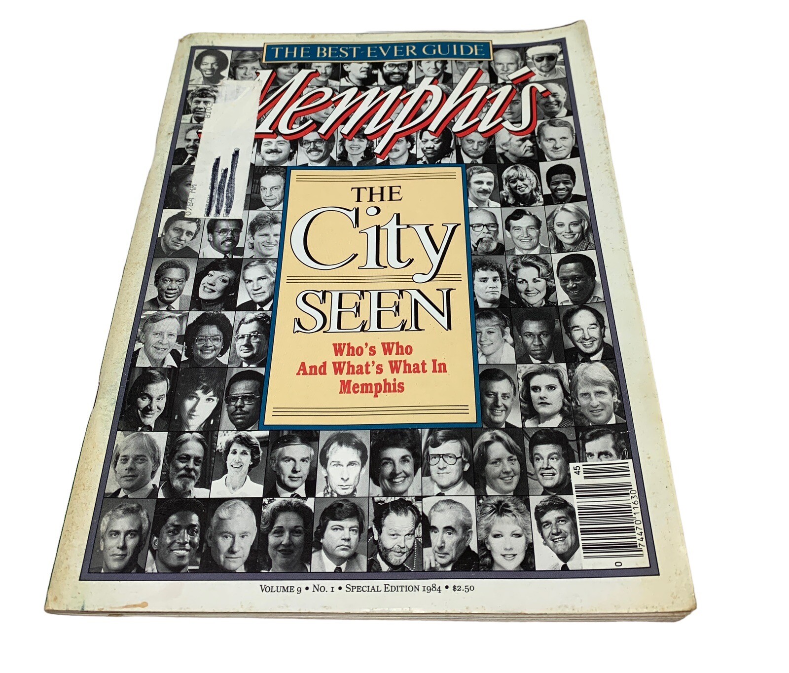 Vintage Memphis The City Seen Magazine 1984 Advertisement 80\'s Ephemera Beale St