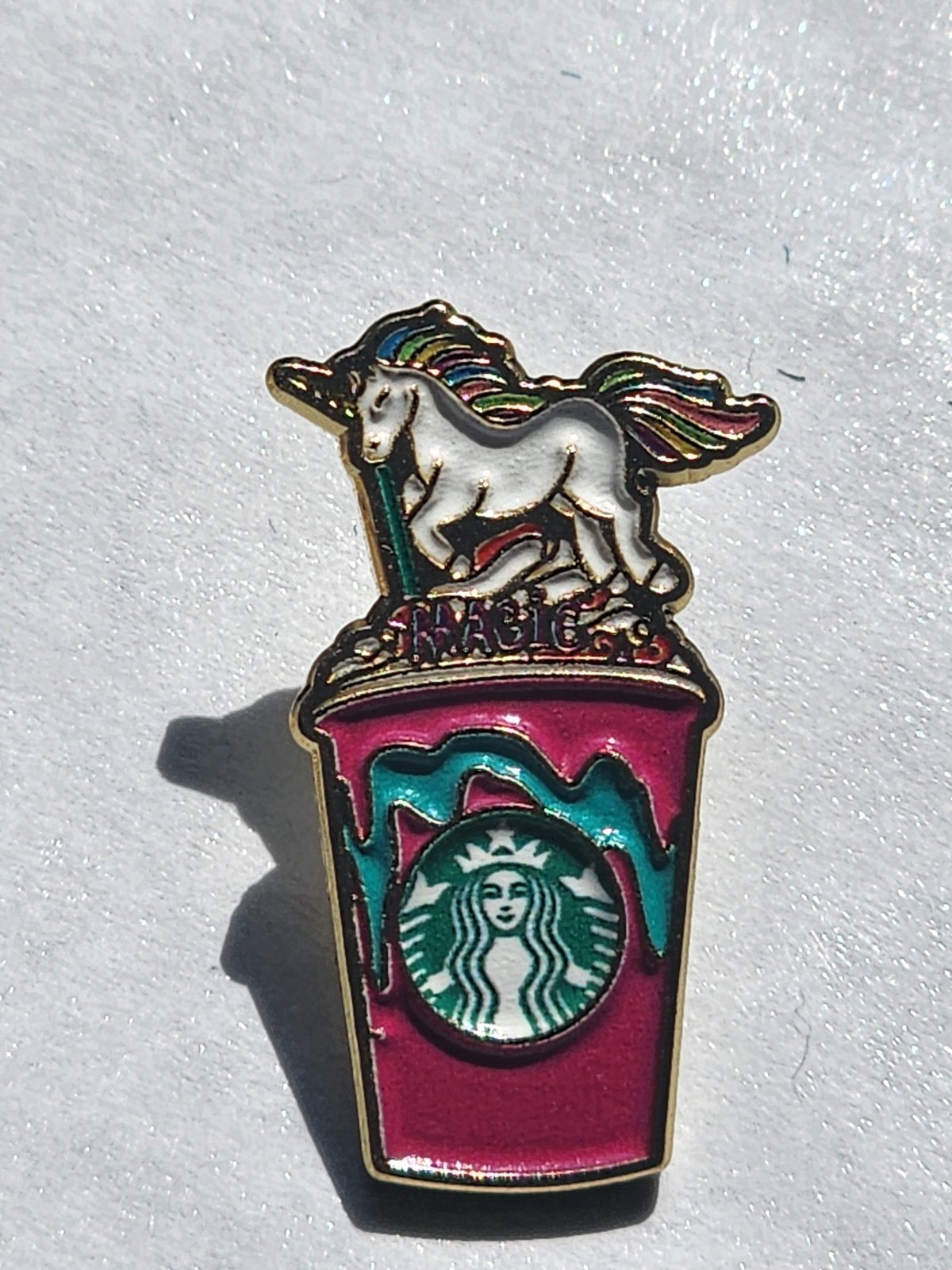 Starbucks Limited Edition Original Unicorn Frappuccino Enamel Lapel Pin