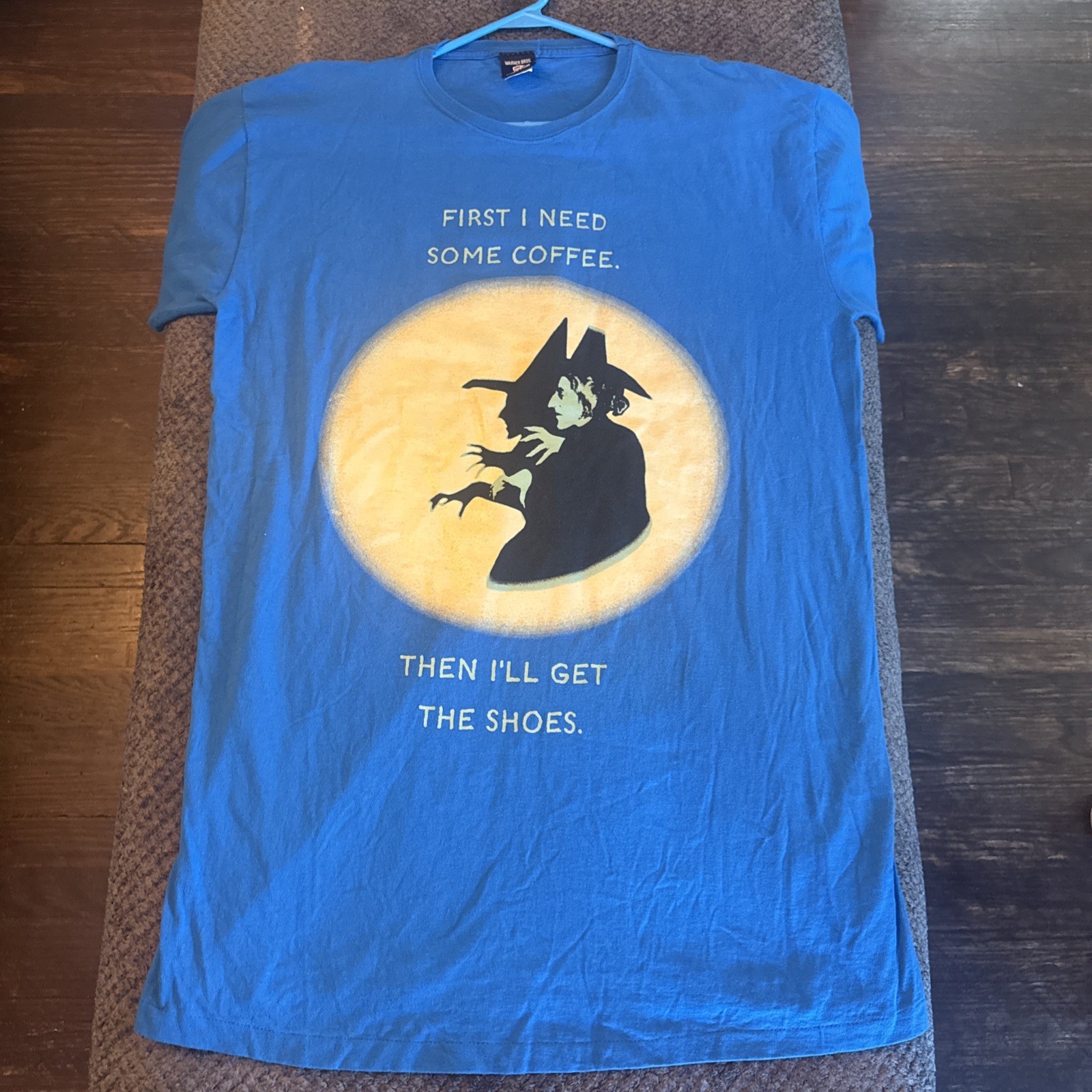 Vtg 1996 Warner Bros Studio Wizard of Oz Wicked Witch Coffee Single Stitch Shirt