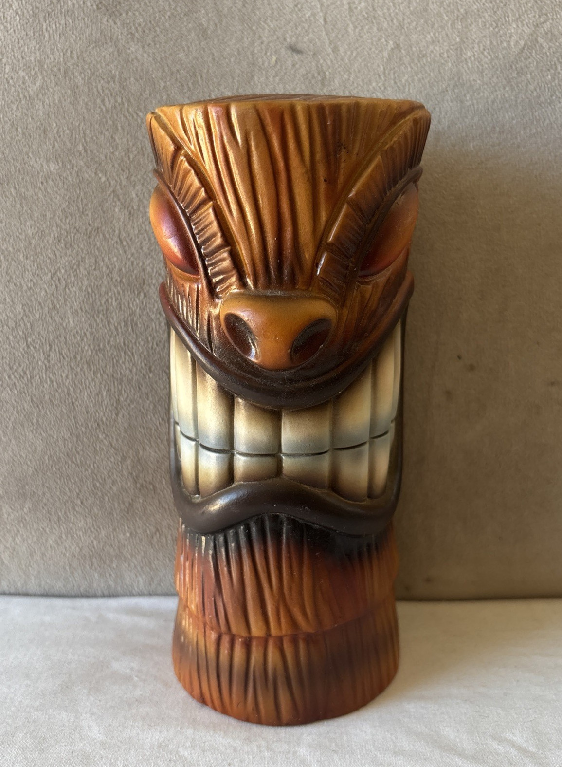 Toy Zone Inc Tiki Mask Figure Custom Painted by Craig Judd Vintage Barware Totem