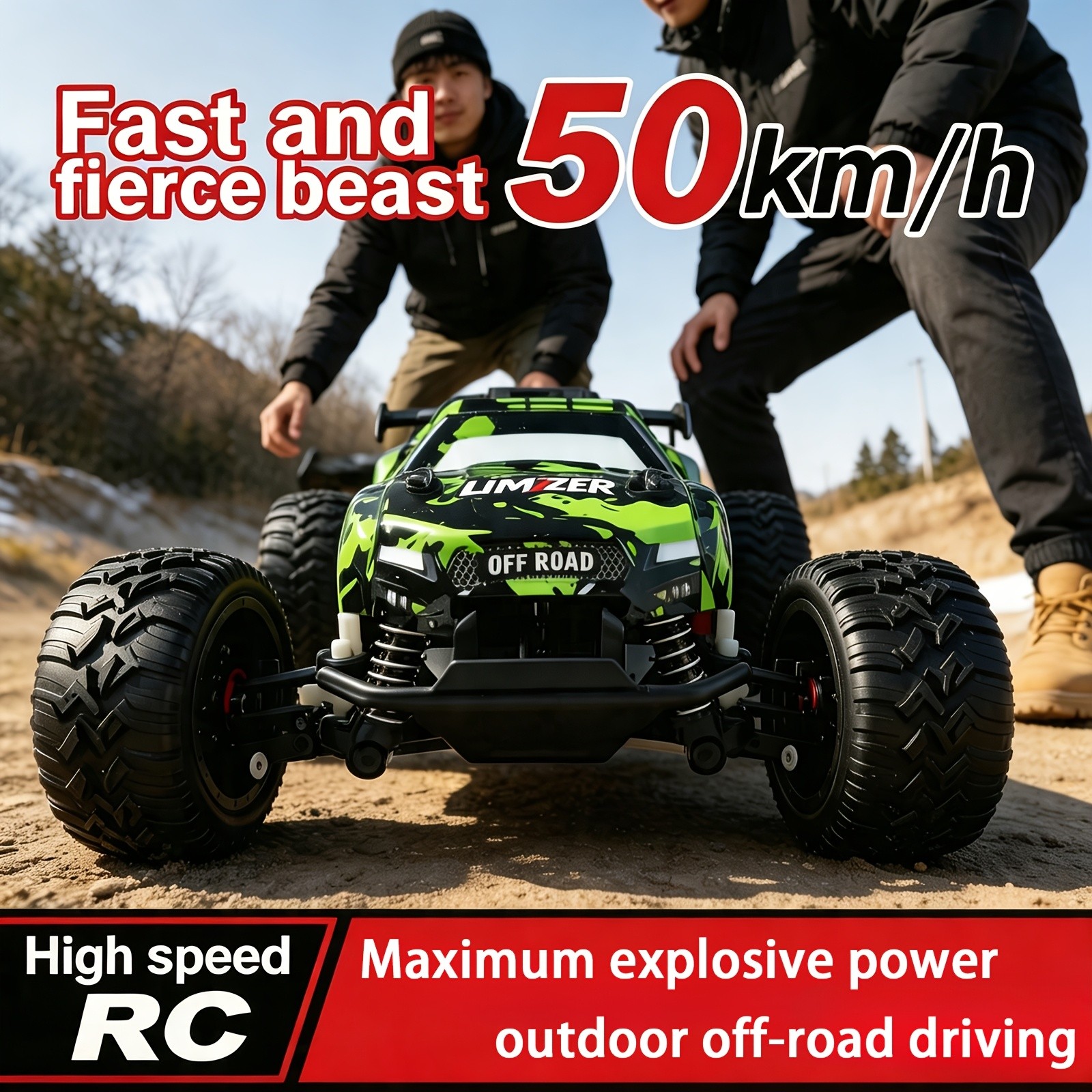 A 50 Km/h High-speed Four-wheel-drive Kids' Off-road Truck (suitable for Kids Ov