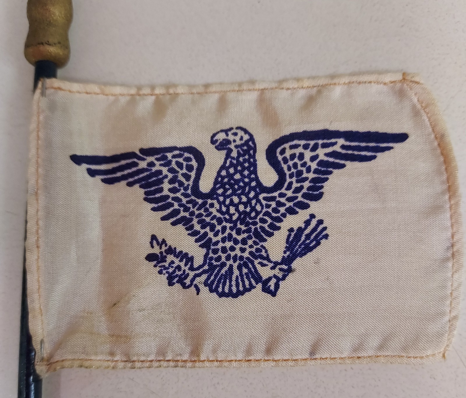 Rare Vintage Ship FLAG United States Ocean Lines Blue Eagle Maritime Souvenir