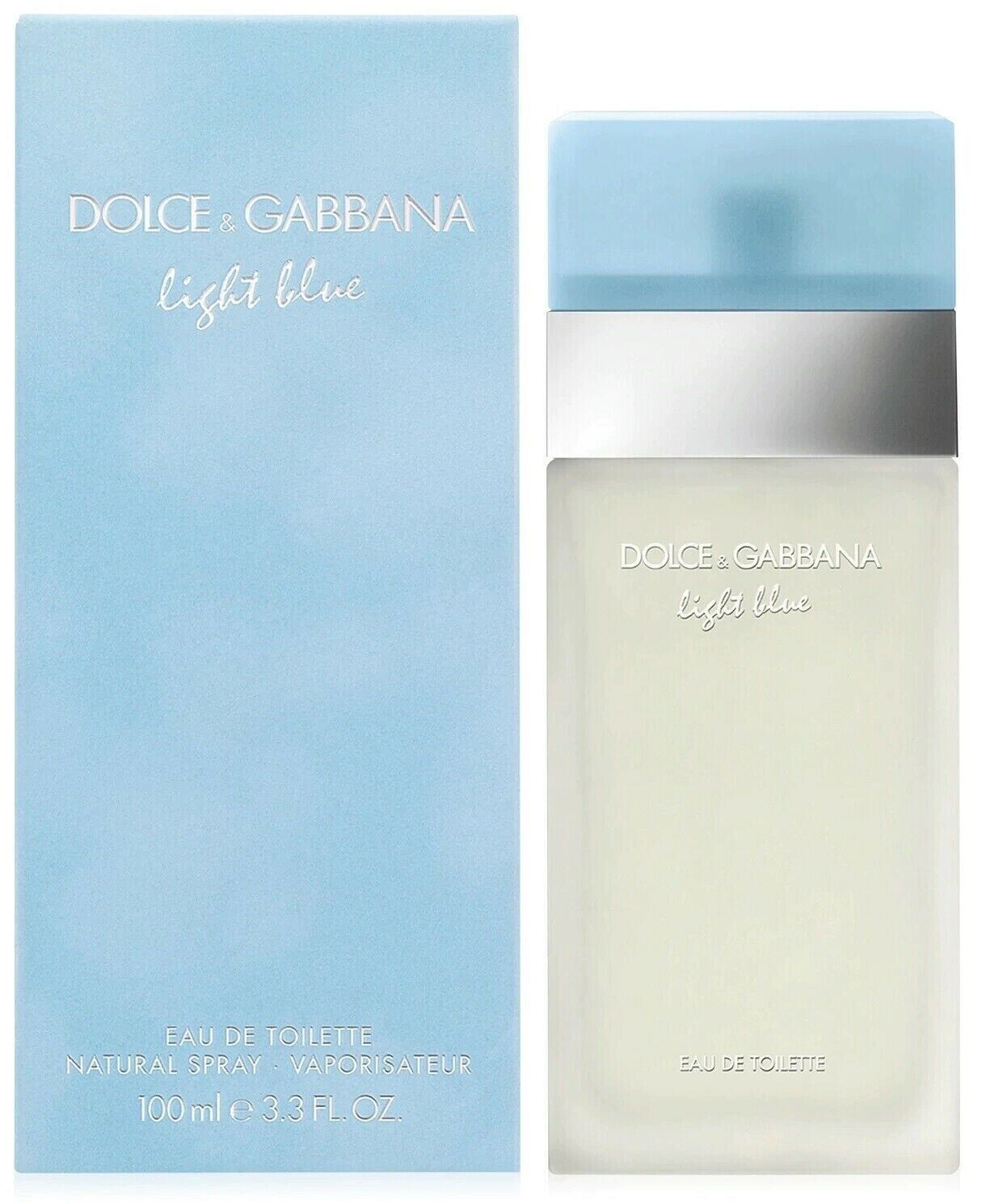 Dolce & Gabbana Light Blue 3.3 /3.4 oz Women’s Eau de Toilette Spray NEW