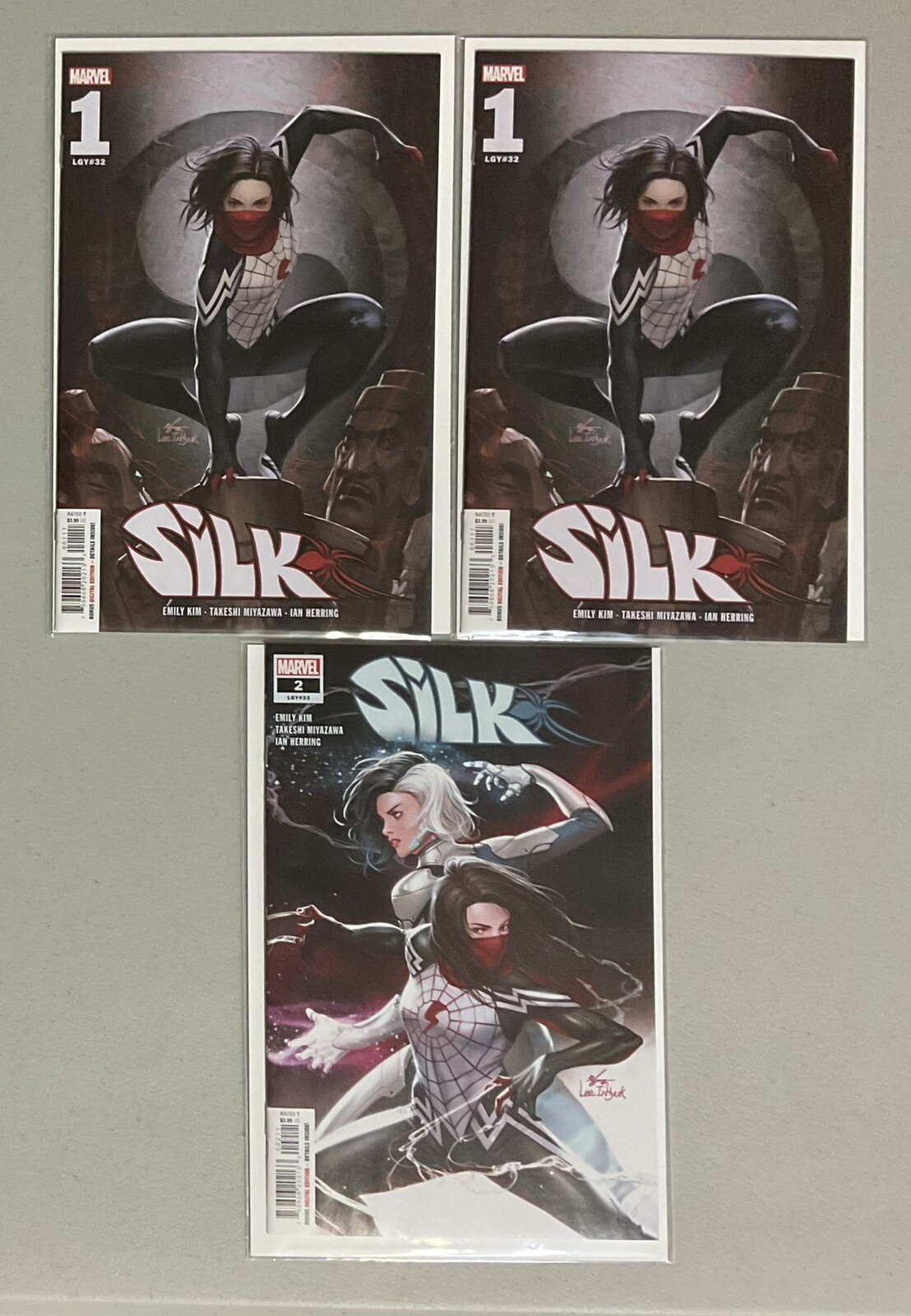 🔥MCU Comic Keys🔥Silk #1(x2) #2 (2022)🔥NM+(9.4-9.8)🔥