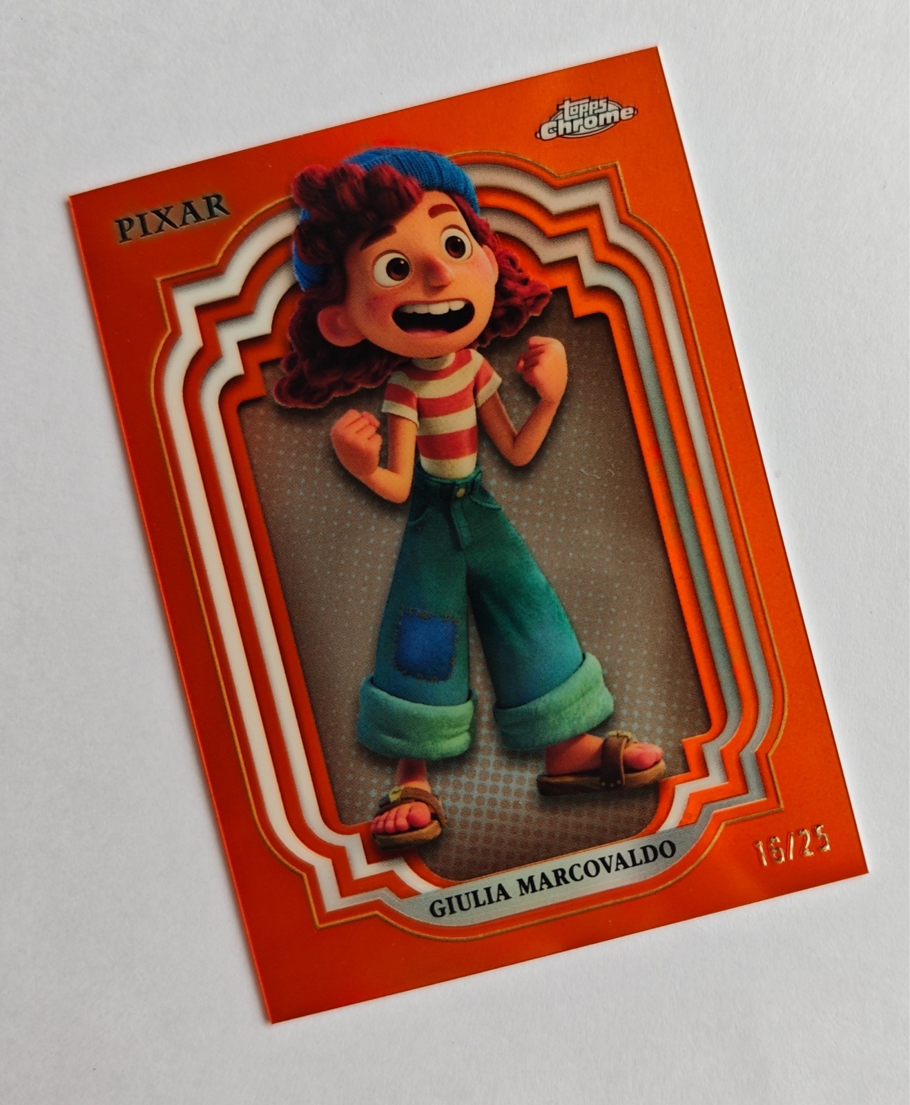 Giulia Marcovaldo 2024 TOPPS CHROME DISNEY Orange  /25