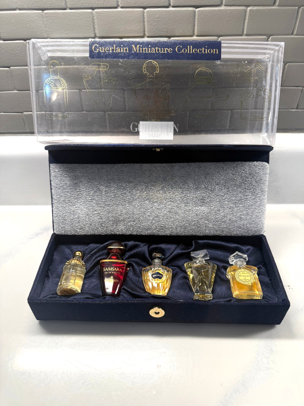 Rare Vintage Guerlain Miniature Perfume Set Samsara Shalimar Mitsouko Champs New