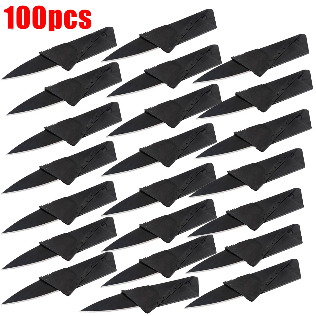 100PCS Folding Ultra-Thin Pocket Credit Card Knife Cardsharp Wallet Micro Knives 100PCS Folding Ultra-Thin Pocket Credit Card Knife Cardsharp Wallet Micro Knives