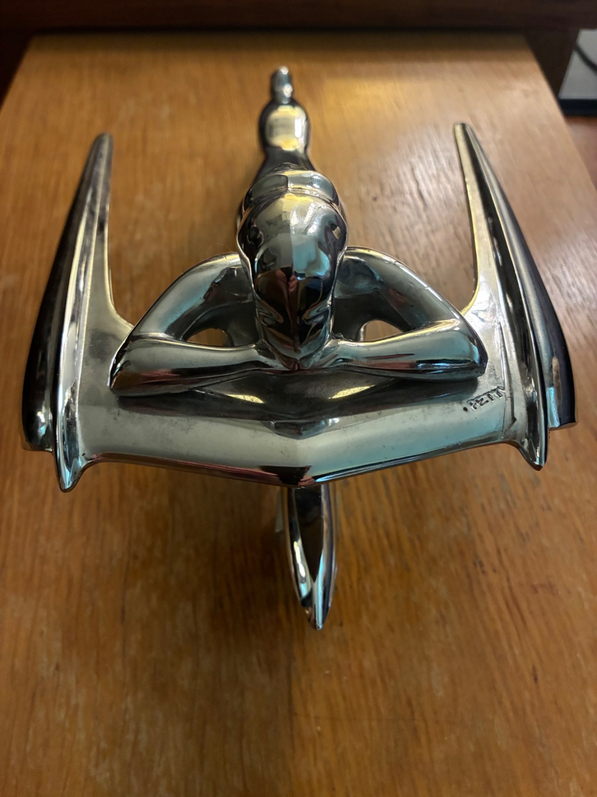 Vintage 1950s Nash “Flying Goddess” (Flying Lady) Hood Ornament – Excellent Cond