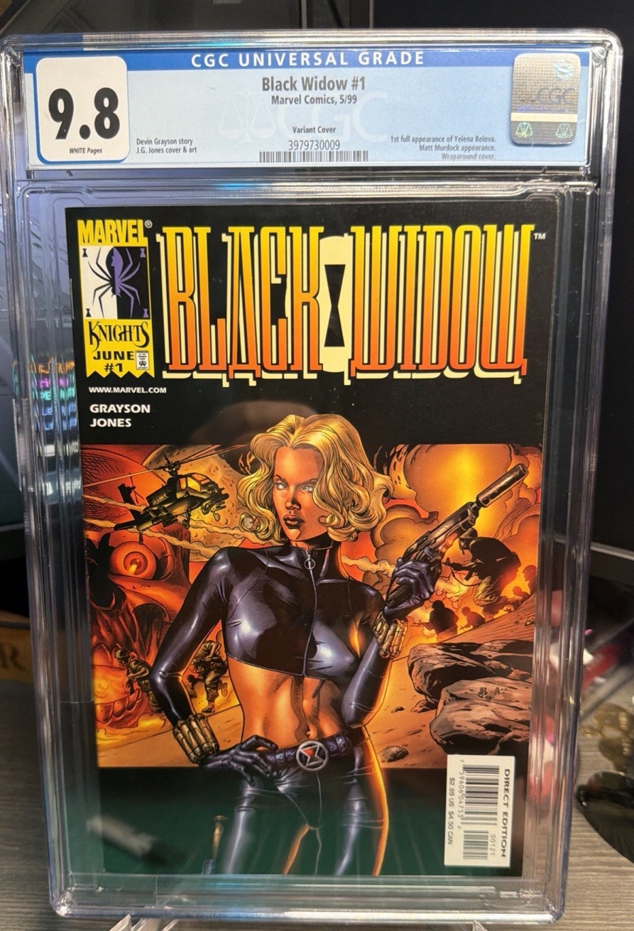 💫CGC 9.8 BLACK WIDOW 1 1999 YELENA BULOVA VARIANT - FIRST FULL YELENA