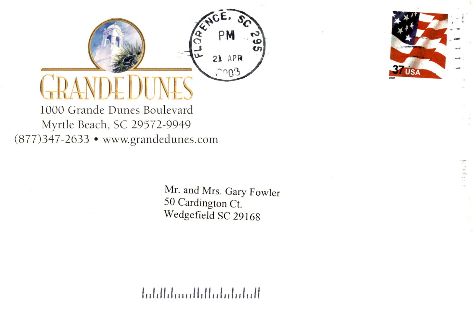 Grande Dunes, golf, country club, community, luxurious, coastal Postcard