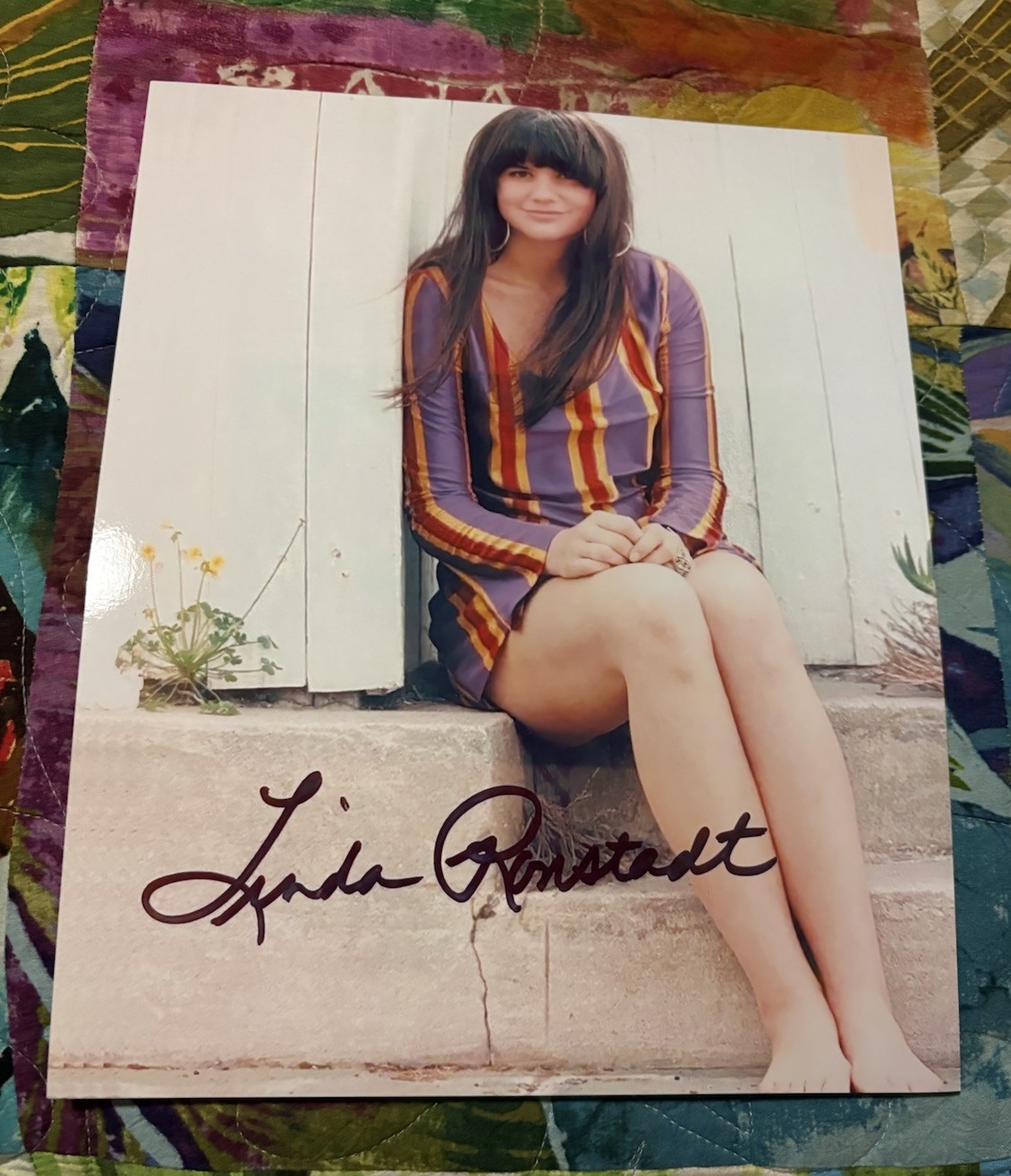 LINDA RONSTADT Photo SIGNATURE ▫️🎹🎤🎸⭐️⭐️