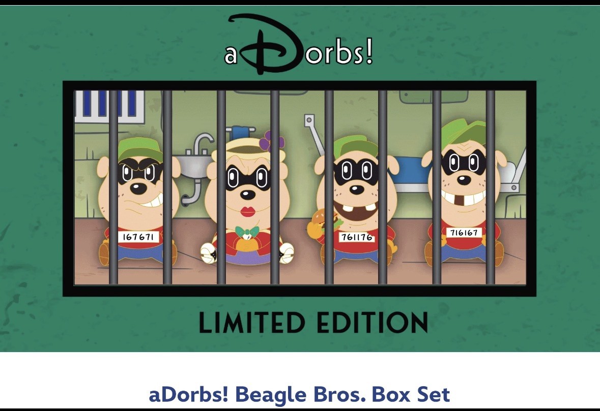 SEALED Beagle Bros. aDorbs Pins Box Set - Disney MOG WDI Exclusive *CONFIRMED*