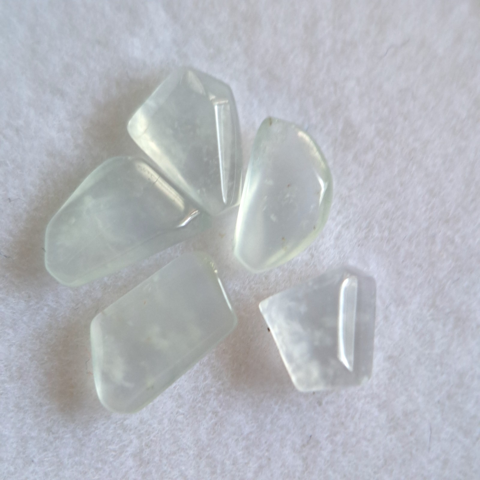 Natural Ice Jadeite Jade Type A Freeform Loose Gemstones Set with Certificate