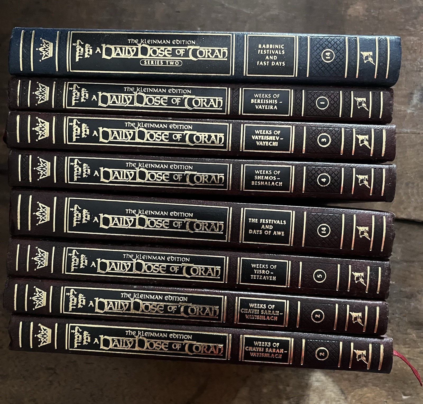 Eight Volume Kleinman Edition: A Daily Dose of Torah- published by ArtScroll Mes