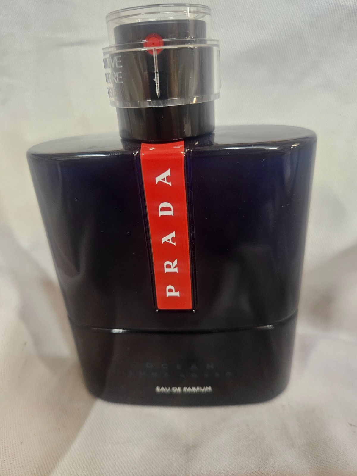 Prada Luna Rossa Ocean by Prada, 3.3 oz EDT Spray - Empty Bottle