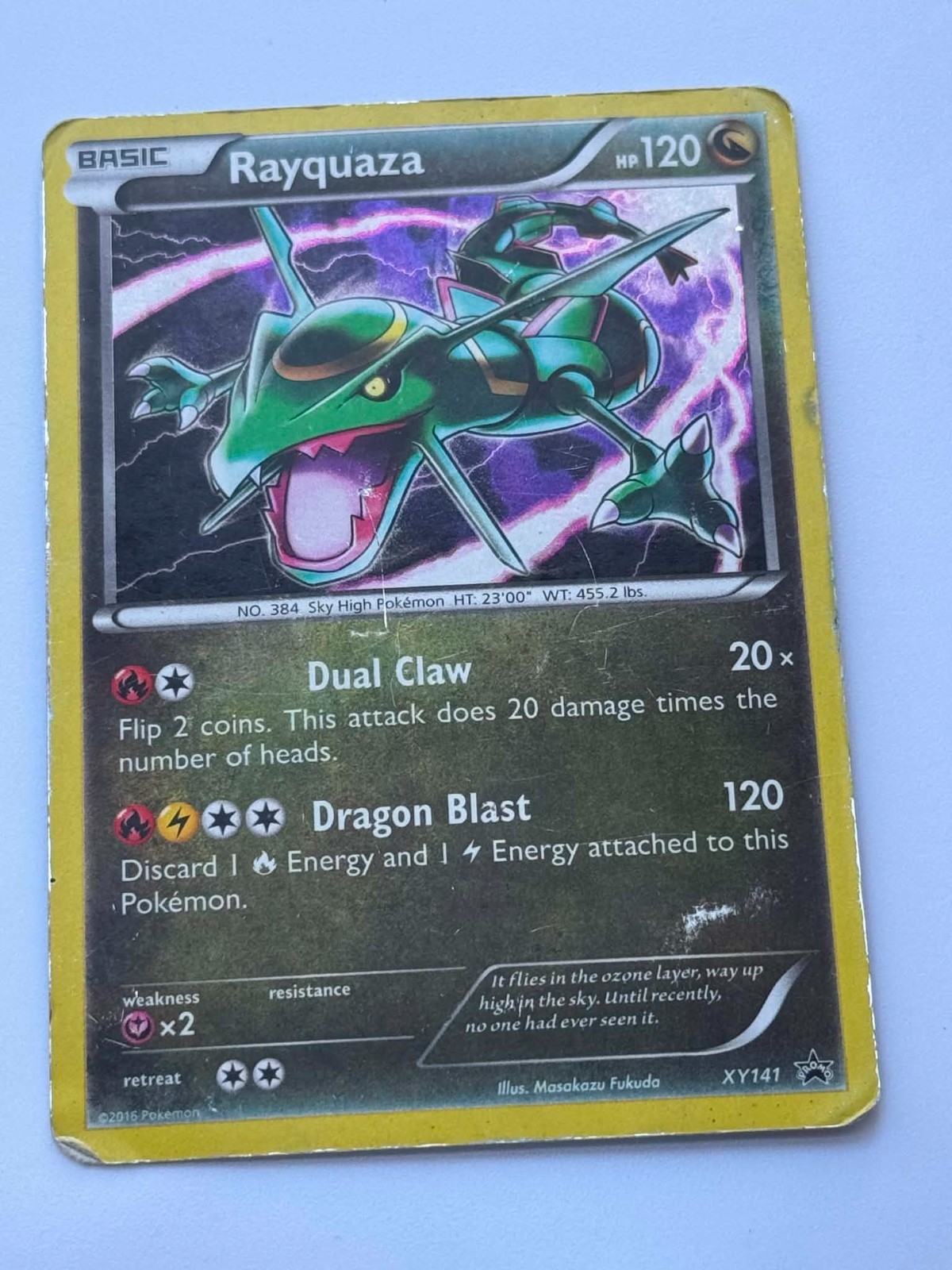 Rayquaza Holo XY Black Star Promos XY141 Pokemon Card