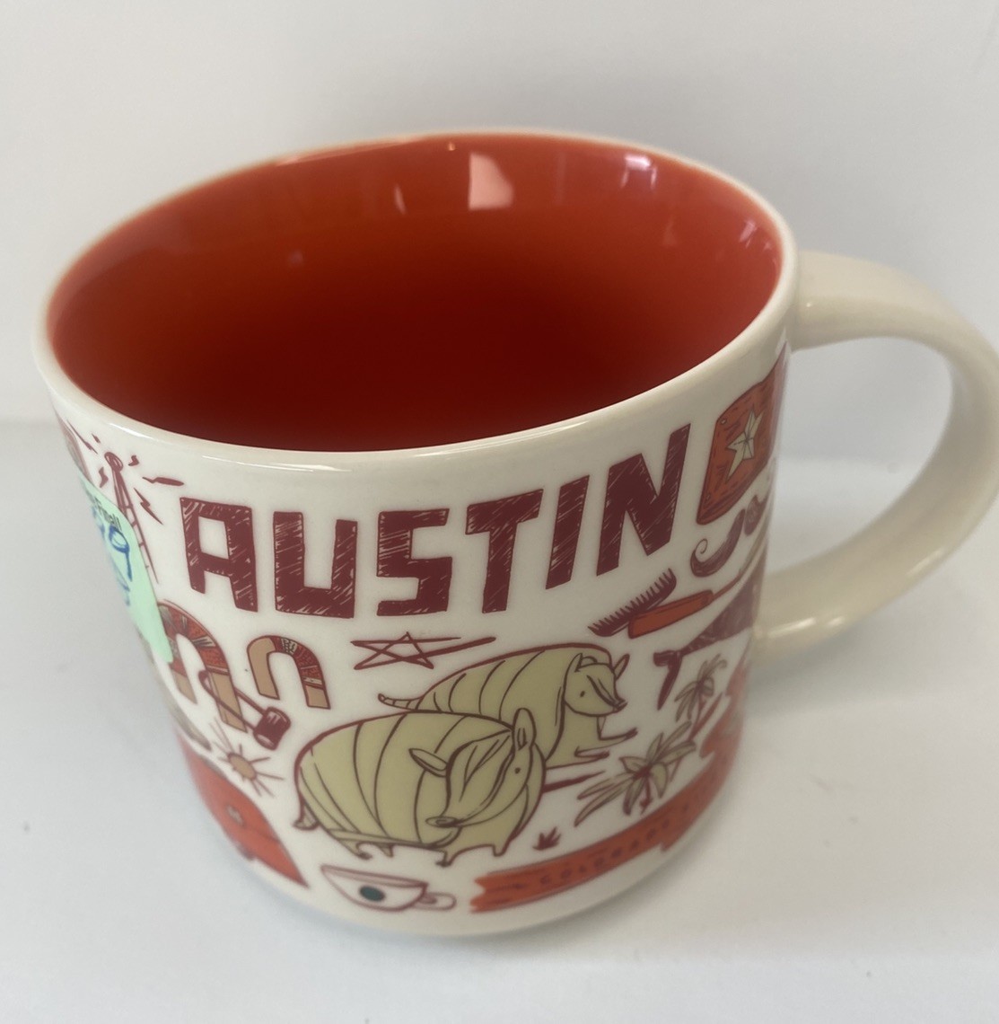 Starbucks Austin Texas Been There Series Ceramic Coffee Tea Mug Cup 14 oz