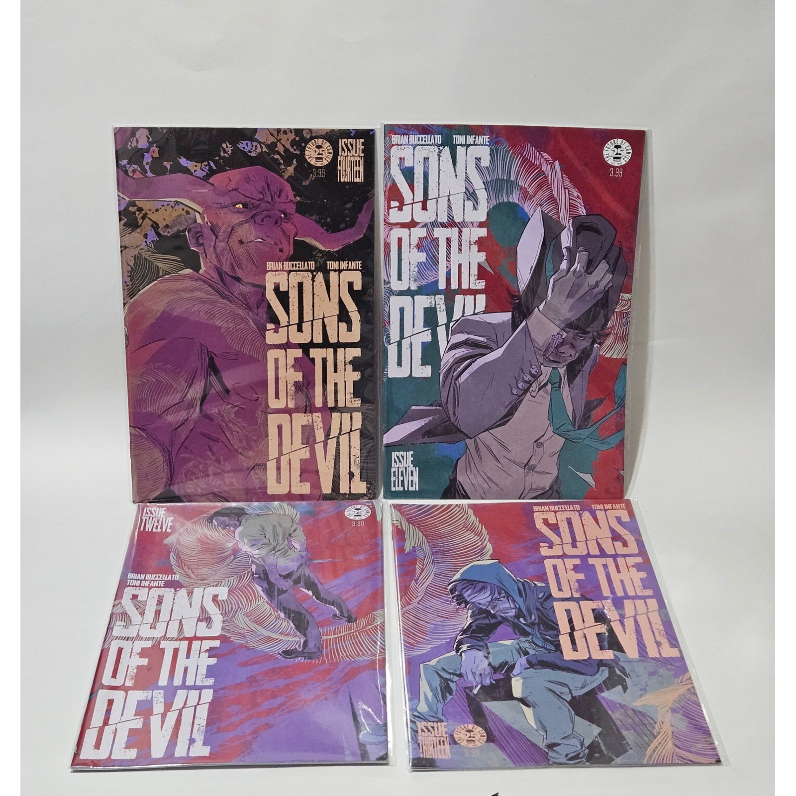 Sons of the Devil Comic Lot Issues 11 12 13 14 Image Comics Buccellato Infante