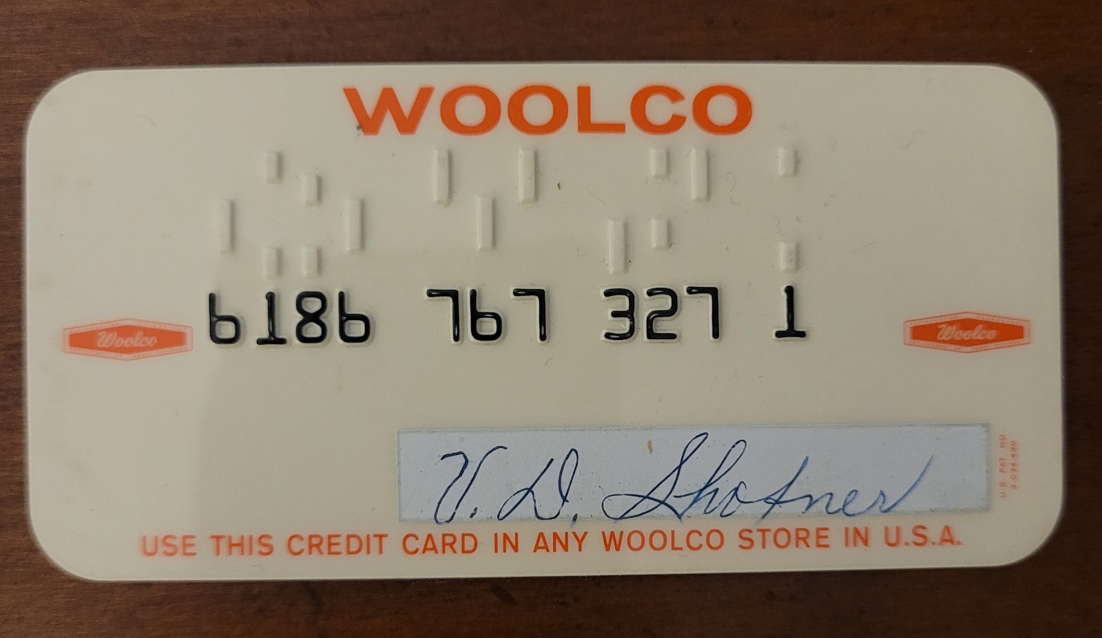 Vintage Woolco Department Store Credit Charge Card Vintage Woolco Department Store Credit Charge Card