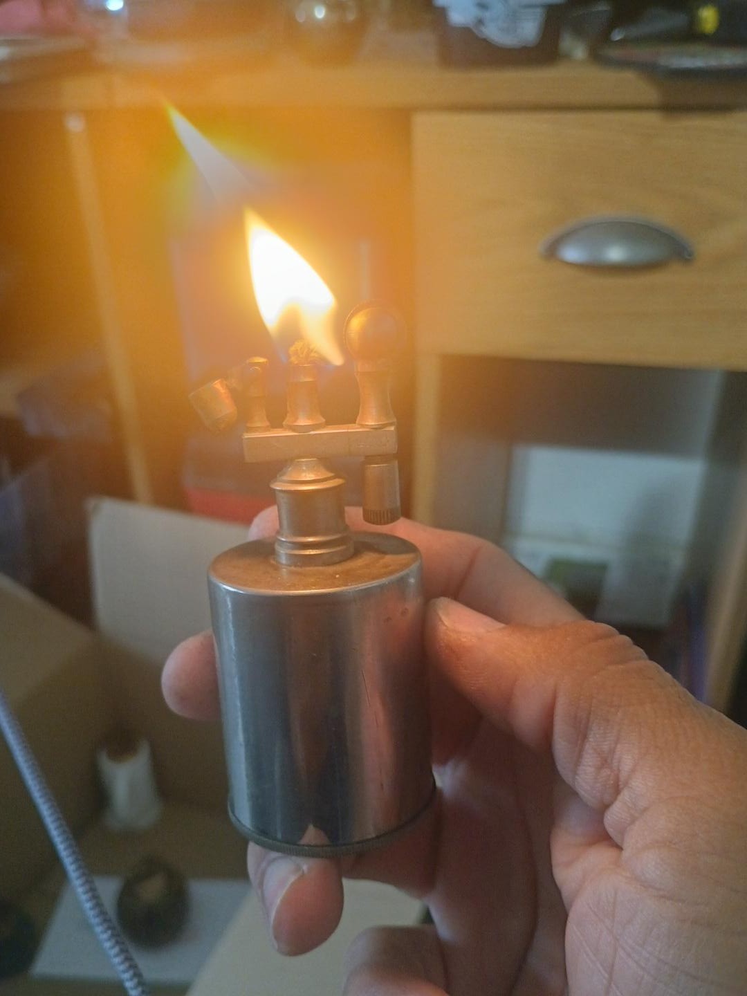 Antique Made In France FRENCH TABLE LIGHTER. Possibly 1910-1930 After WW1