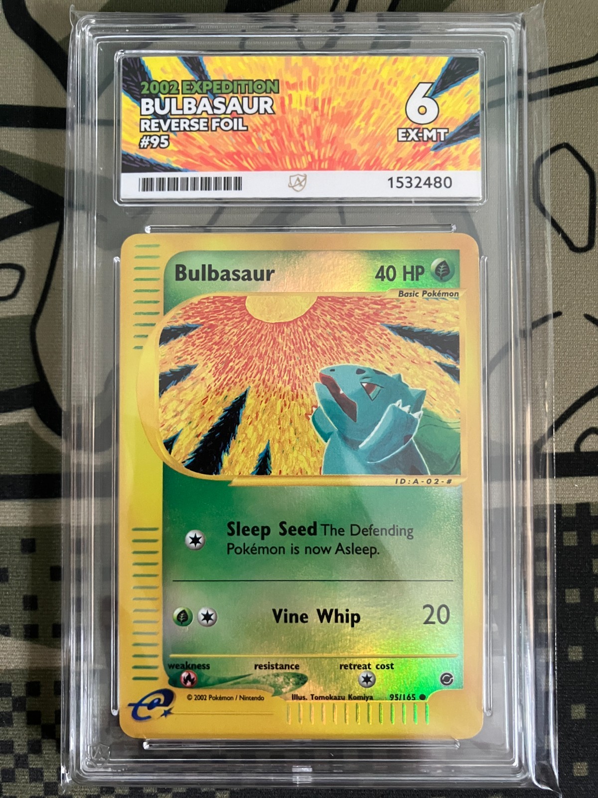 Pokemon TCG - Bulbasaur  95/165 REVERSE - Expedition - ACE 6