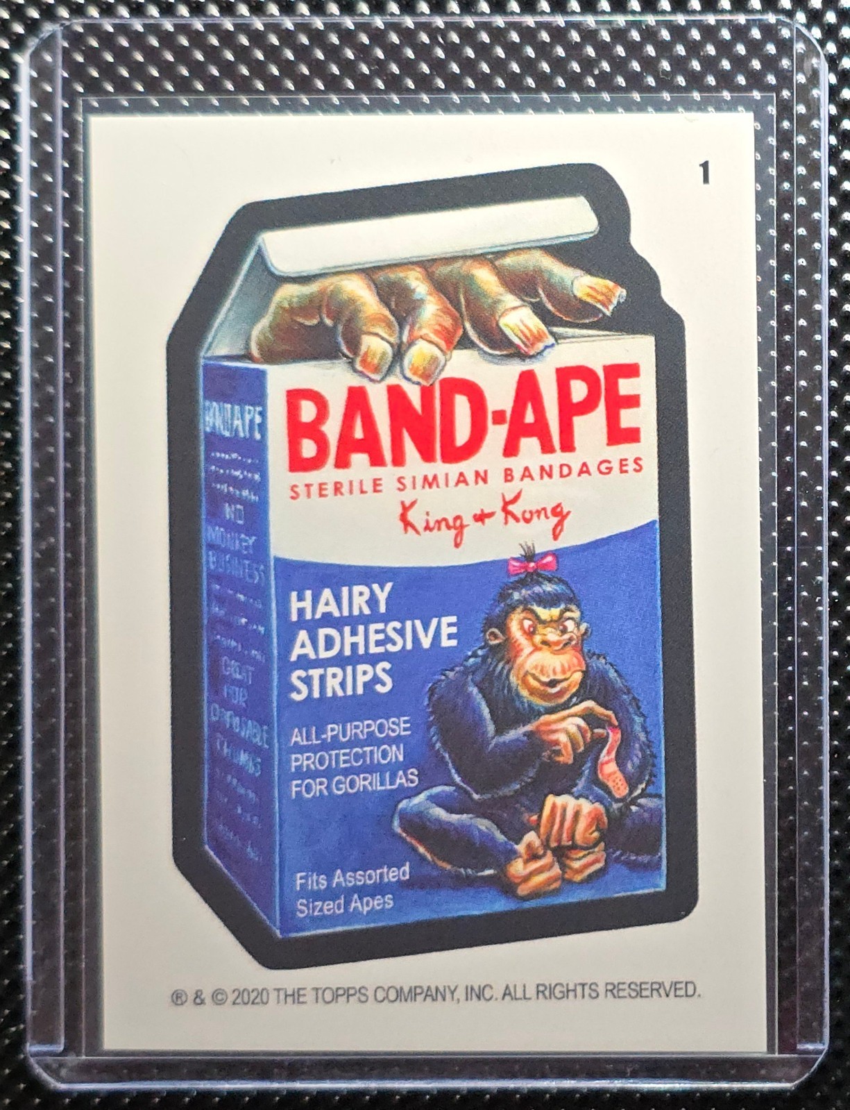 2020 Wacky Packages Weekly Series June Week 1 Band-Ape 1 - Puzzle Back