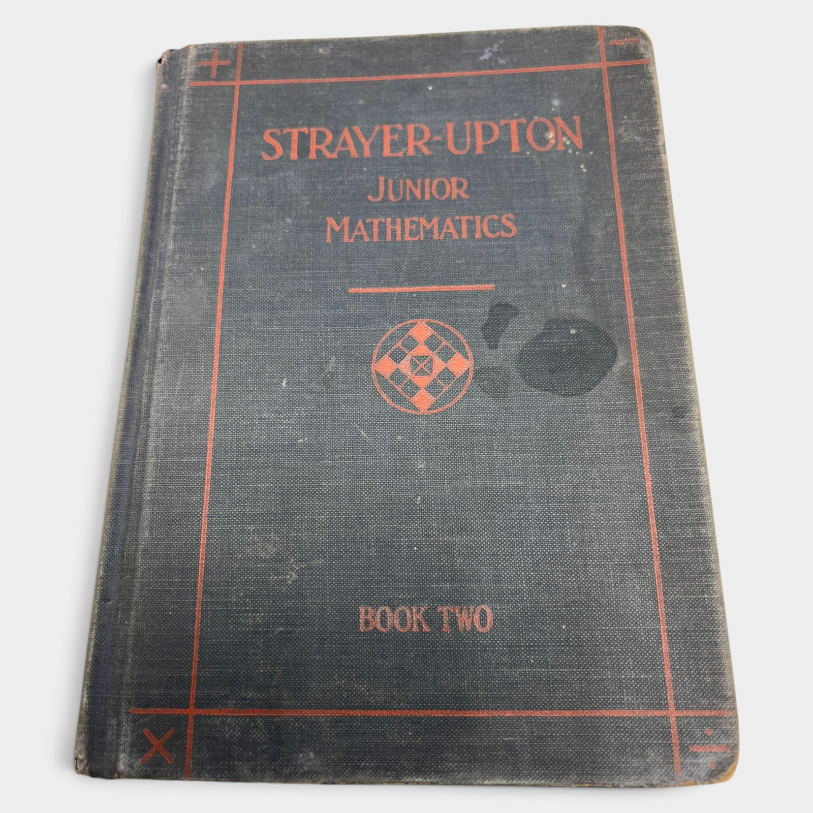 1929 Strayer-Upton Junior Mathematics Book Two Vintage School Textbook