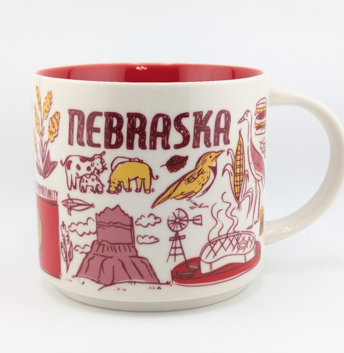 Starbucks Nebraska Been There Series 2019 Across the Globe Ceramic Coffee Mug