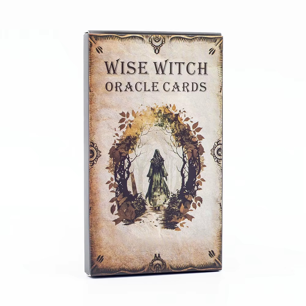 Wise Witch Oracle Cards 12x7cm (4.72x2.76in) 20-Card Deck Divination Game